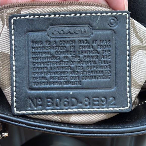 Coach black  Leather Shoulder Bag - Picture 13 of 14